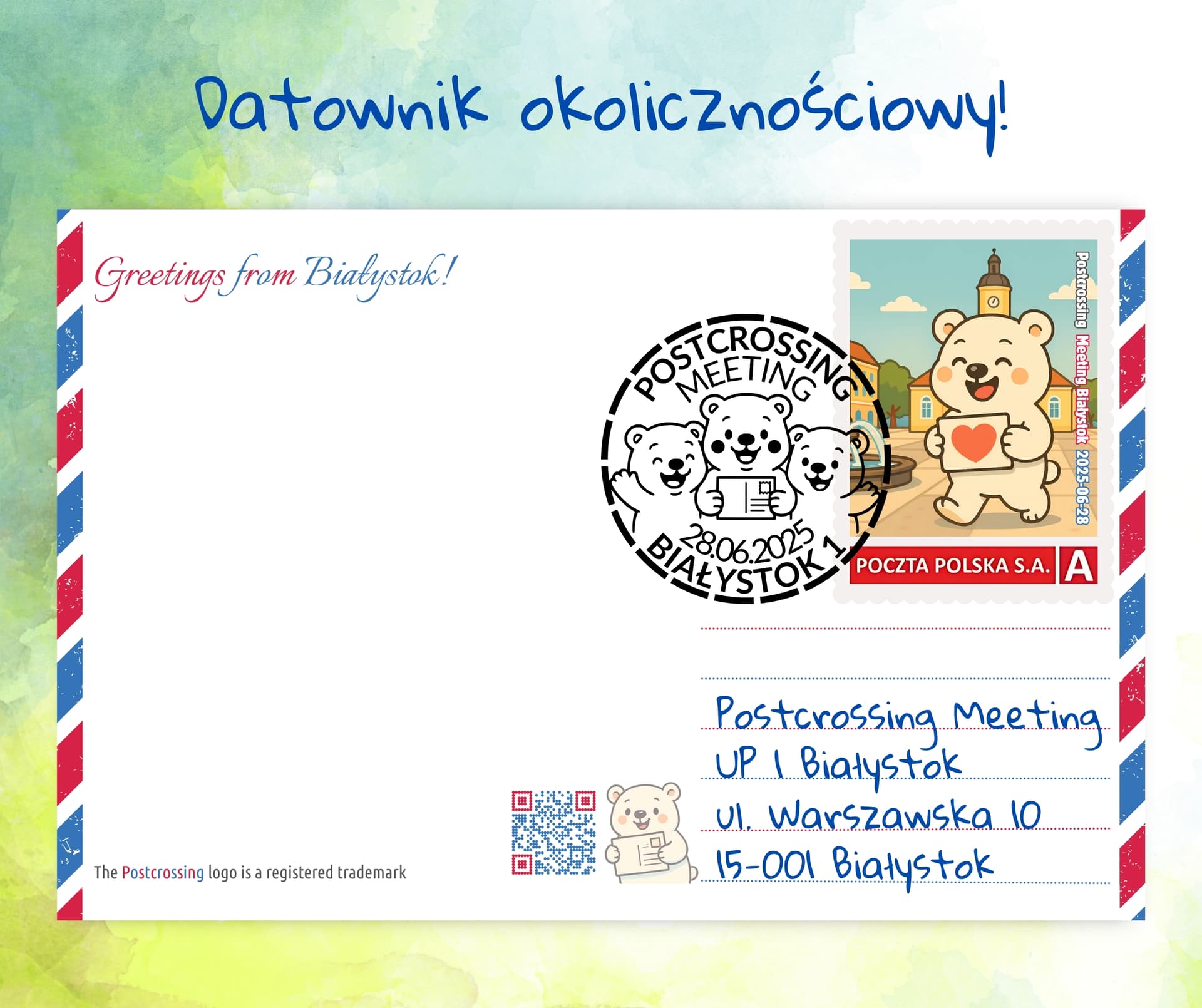 Datownik-okolicznosciowy-Postcrossing-Meeting-Bialystok-2025-06-28